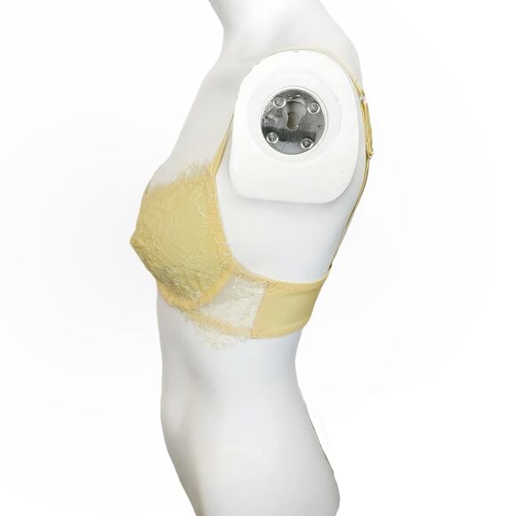 FREE PEOPLE Allure underwire lace classic bra in honey bee Size 34B NEW - Picture 2 of 6